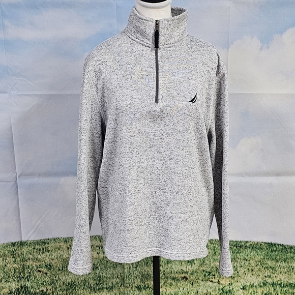 NAUTICA | HIGH MOCK NECK QUARTER ZIP PULLOVER - Picture 3 of 13